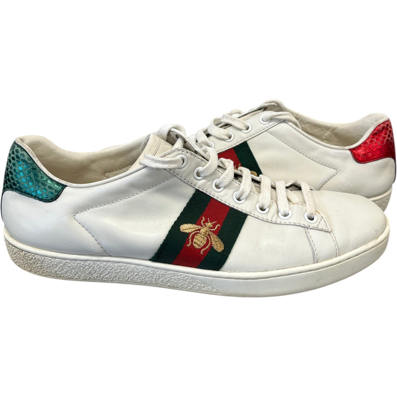Men's Ace Embroidered Bee Low Trainers White Size UK 5 / EU 39