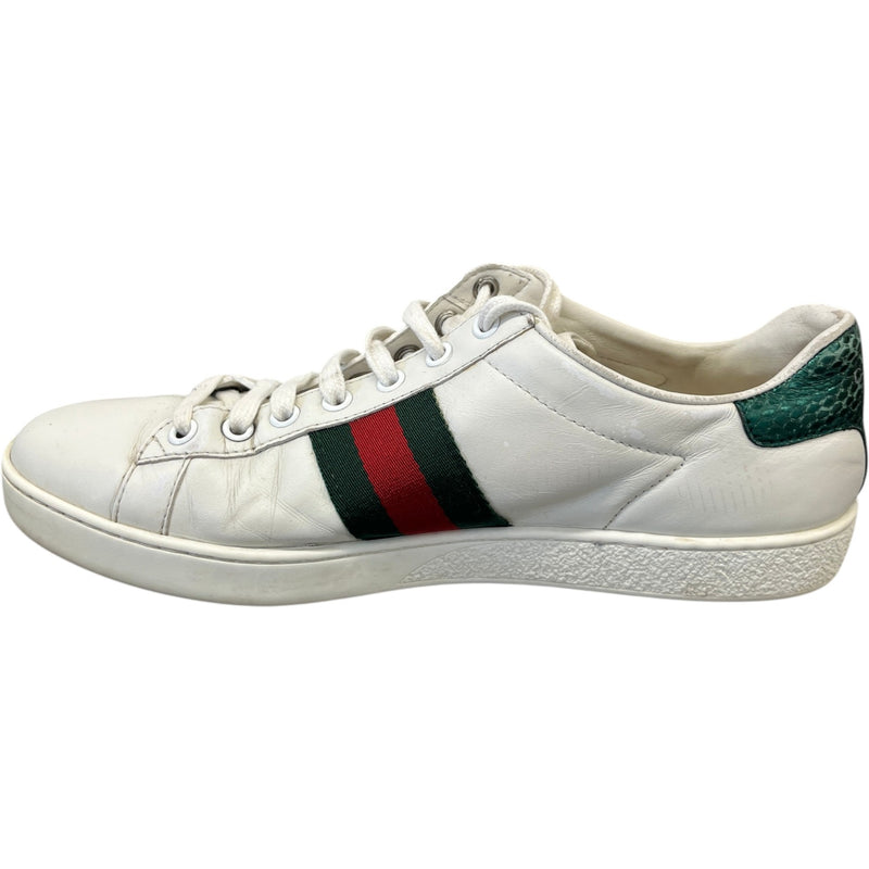Men's Ace Embroidered Bee Low Trainers White Size UK 5 / EU 39