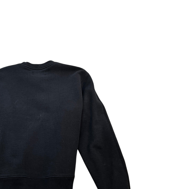 Men's Logo Print Sweatshirt Black Size S