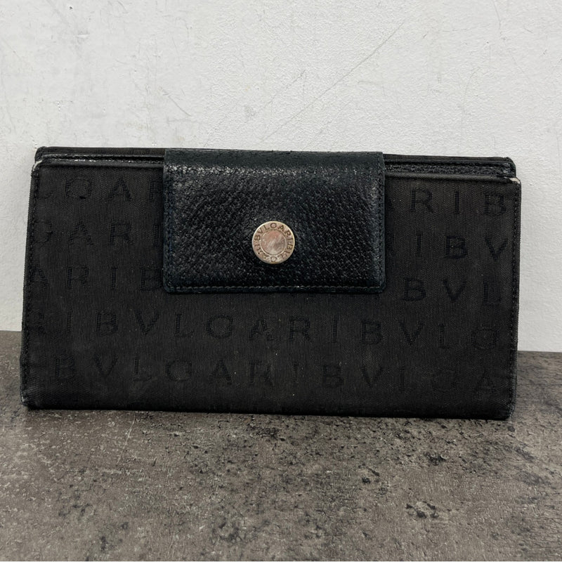 Women's Logomania Wallet Black