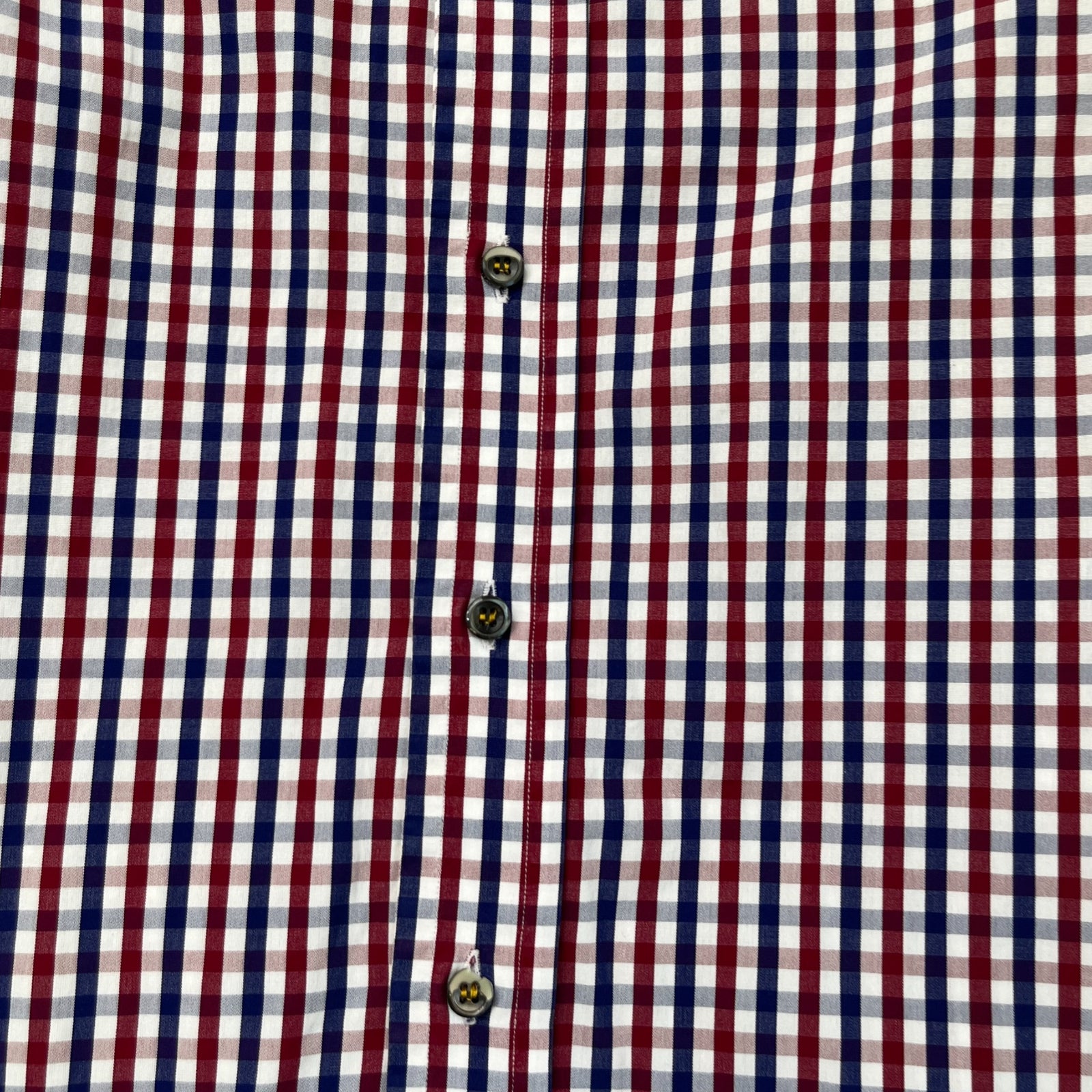 Men's Checkered Shirt Navy Size IT 48 / UK M - Photo 5