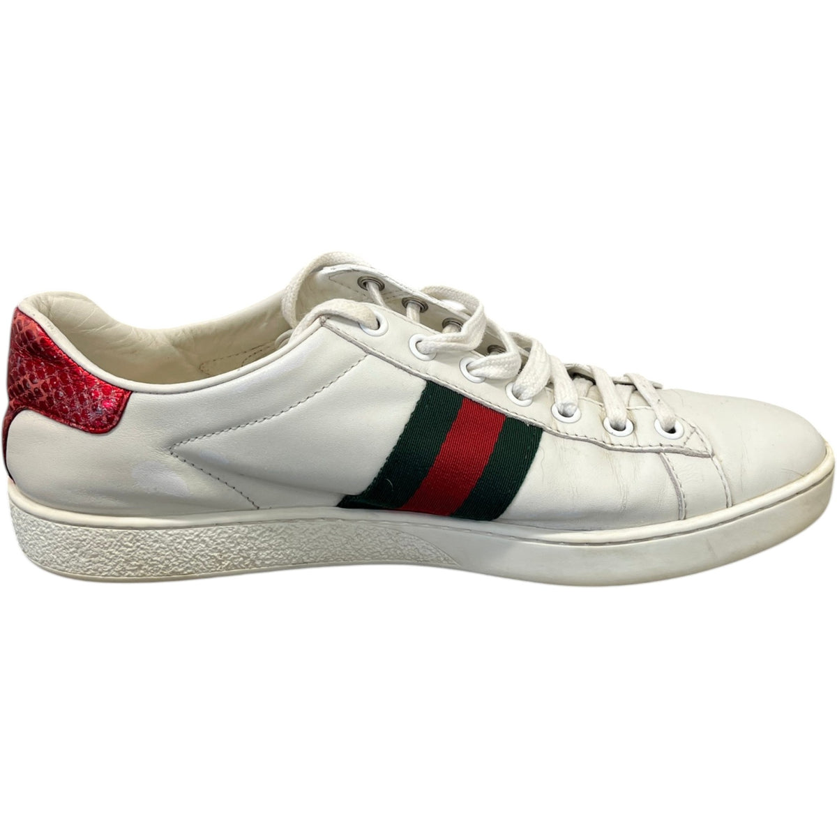 Men's Ace Embroidered Bee Low Trainers White Size UK 5 / EU 39 - Photo 4