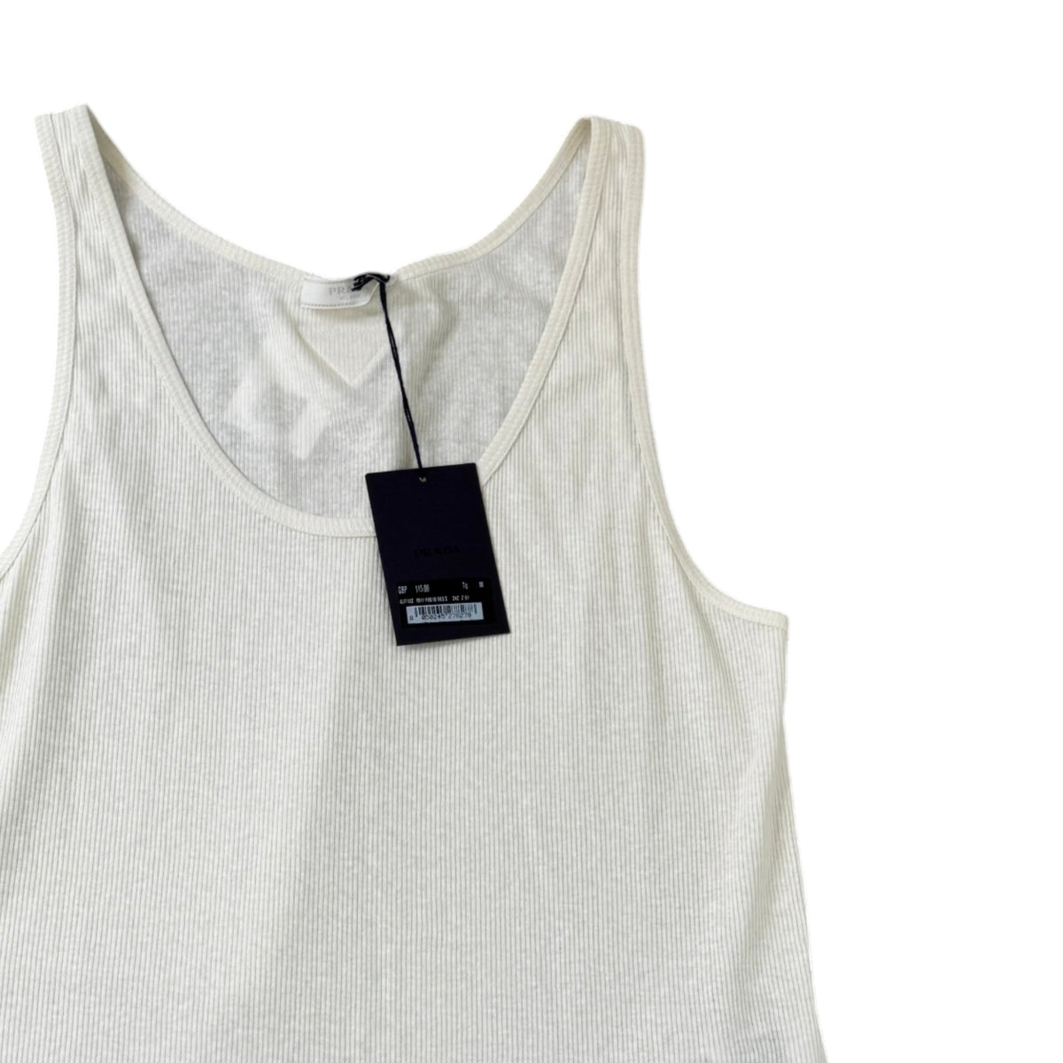 Men's Triangle logo Vest White Size M - Photo 3