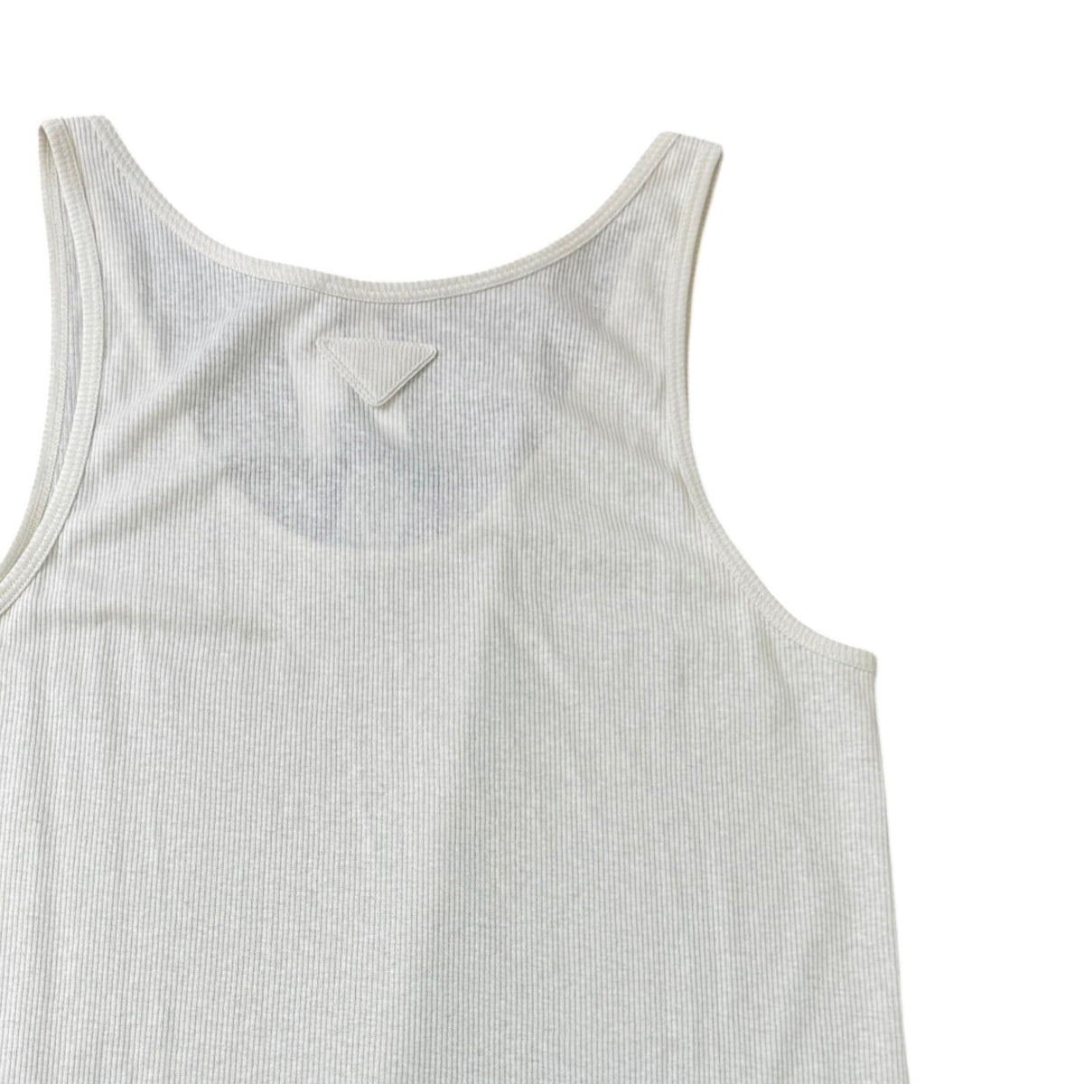 Men's Triangle logo Vest White Size M - Photo 4