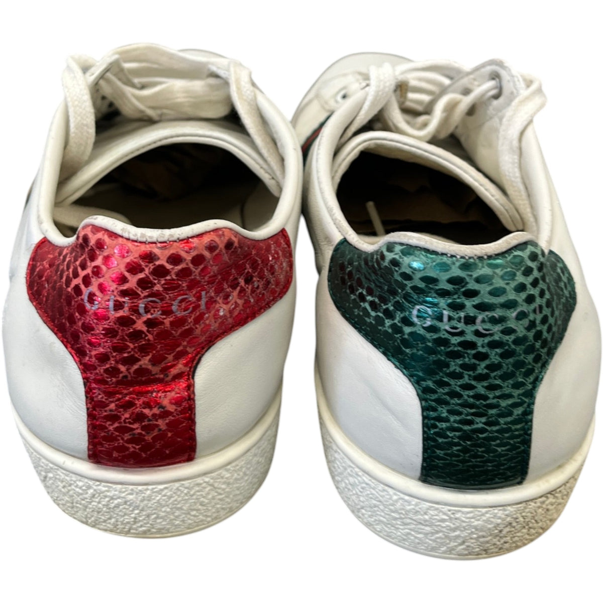 Men's Ace Embroidered Bee Low Trainers White Size UK 5 / EU 39 - Photo 6