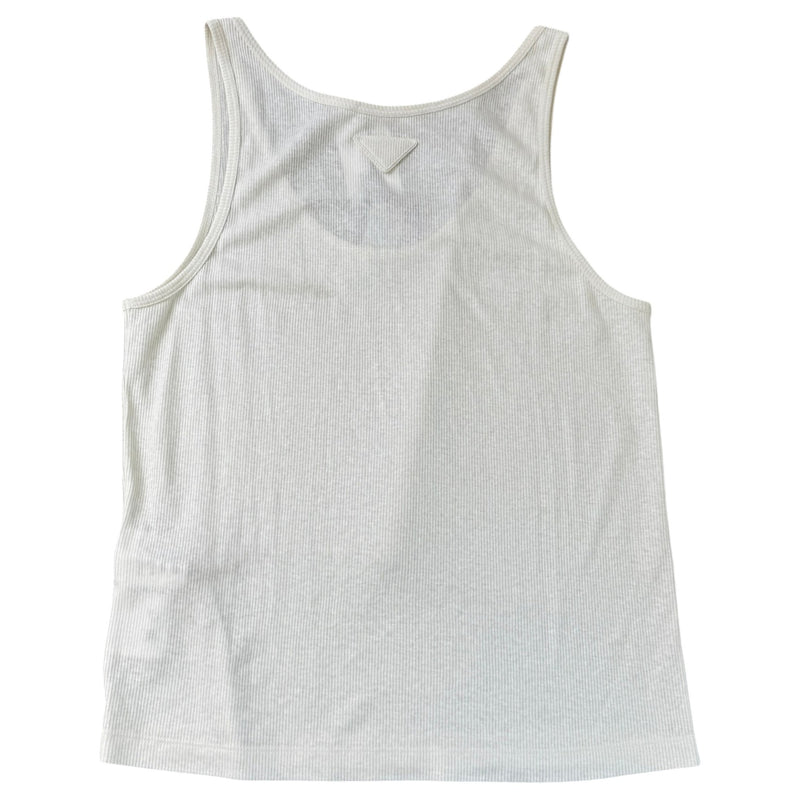 Men's Triangle logo Vest White Size M