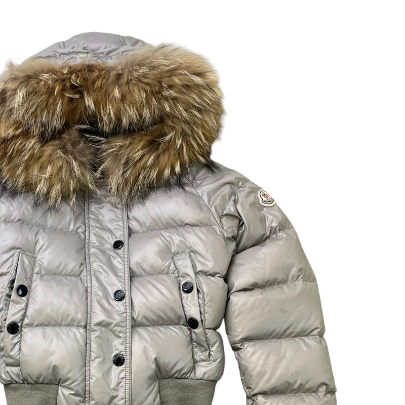 Women's Alpin Down Jacket Grey Size 0 / UK 4
