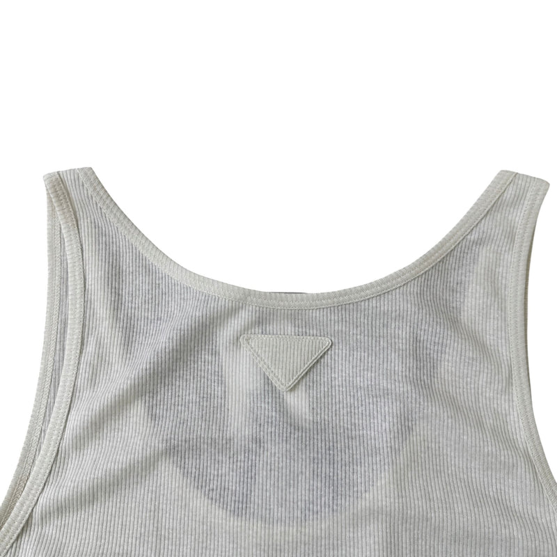 Men's Triangle logo Vest White Size M