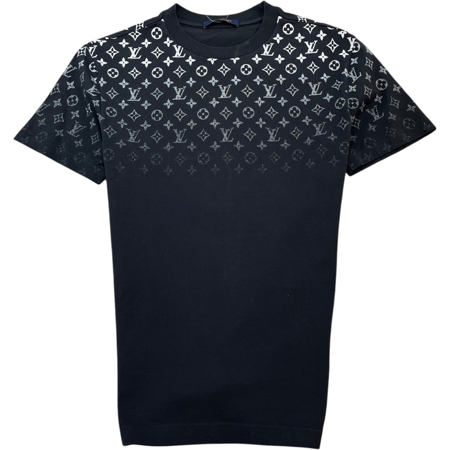 Men's Monogram Gradient T-Shirt Black Size S - Photo 1