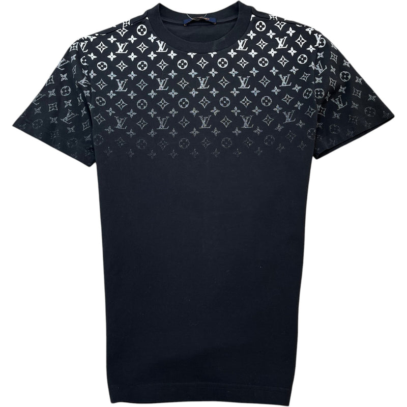 Men's Monogram Gradient T-Shirt Black Size S