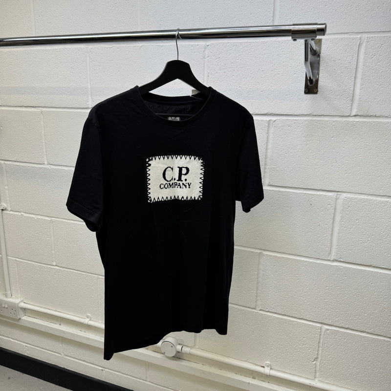 Men's Logo 30/1 Jersey T-Shirt Black Size M