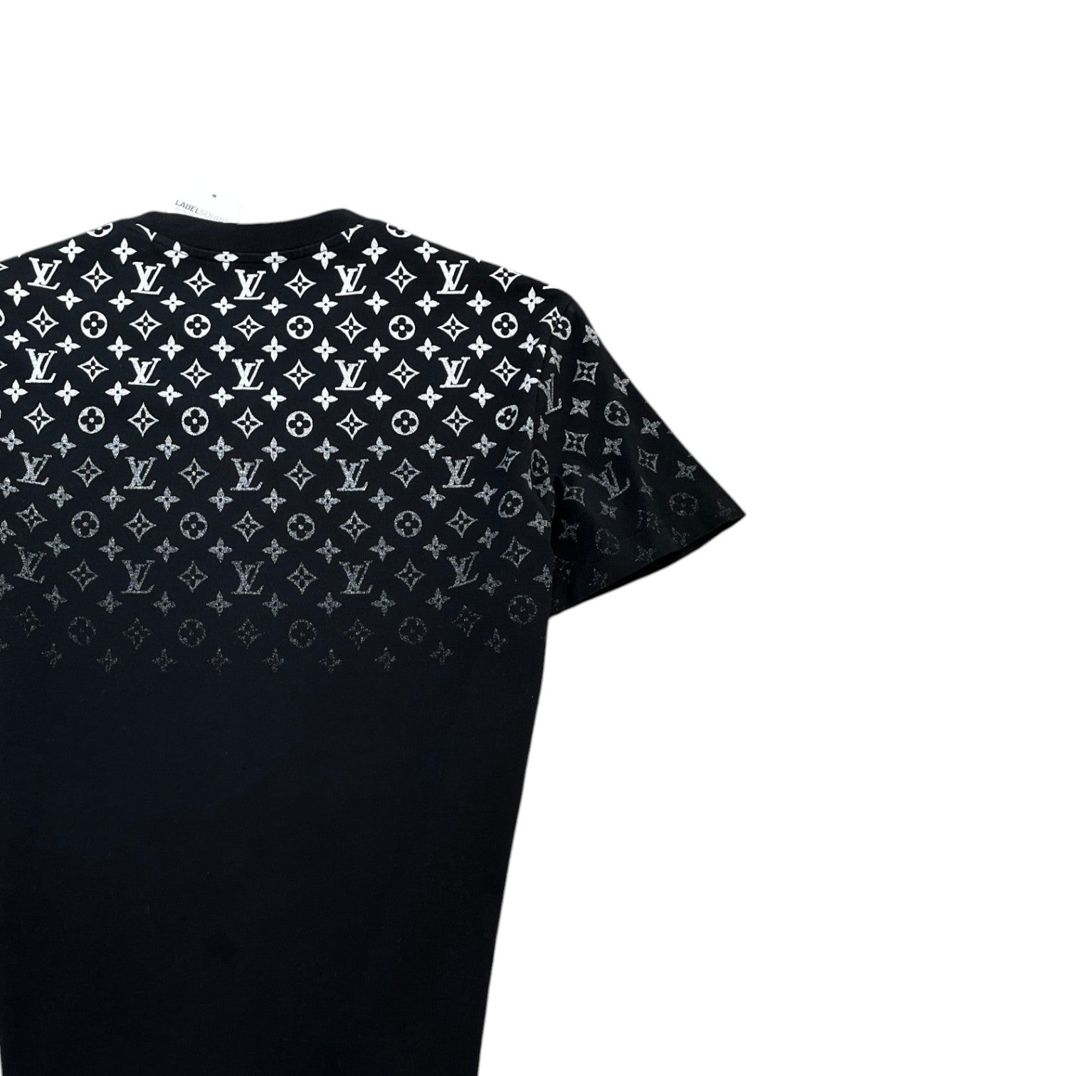 Men's Monogram Gradient T-Shirt Black Size S - Photo 4