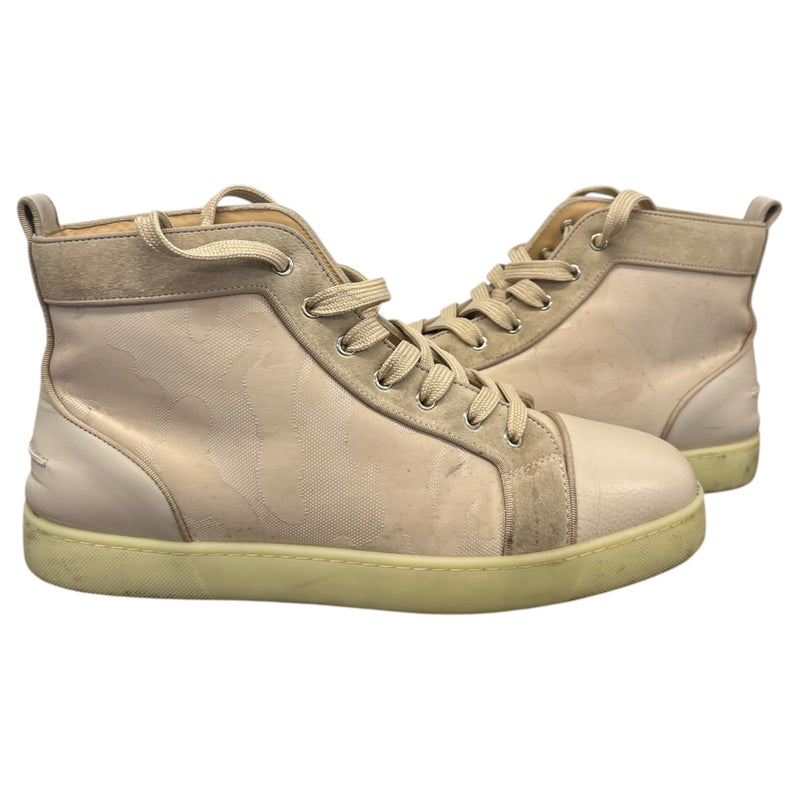Men's Louis Orlato High Trainers Beige Size UK 11 / EU 45