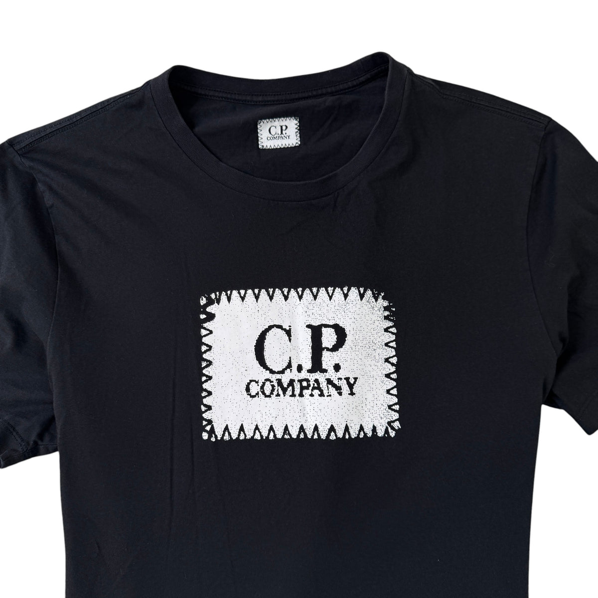 Men's Logo 30/1 Jersey T-Shirt Black Size M - Photo 5