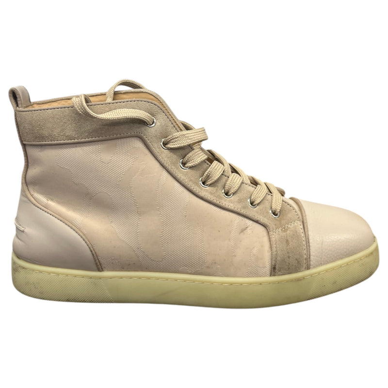 Men's Louis Orlato High Trainers Beige Size UK 11 / EU 45