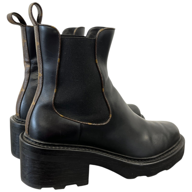 Women's LV Beaubourg Chelsea Boots Brown Size UK 6 / EU 39