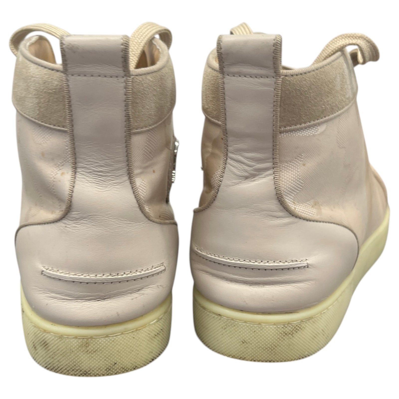 Men's Louis Orlato High Trainers Beige Size UK 11 / EU 45 - Photo 7