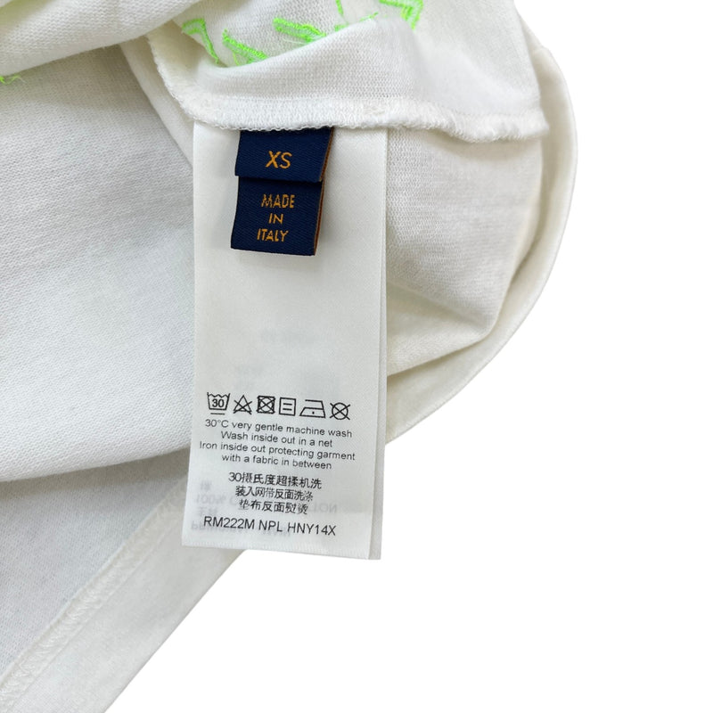 Louis Vuitton Men's Spread LV Embroidery T-Shirt White Size XS