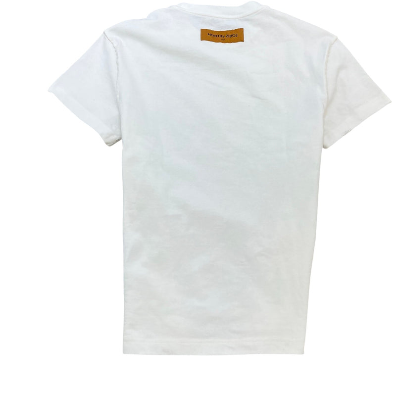 Louis Vuitton Men's Spread LV Embroidery T-Shirt White Size XS