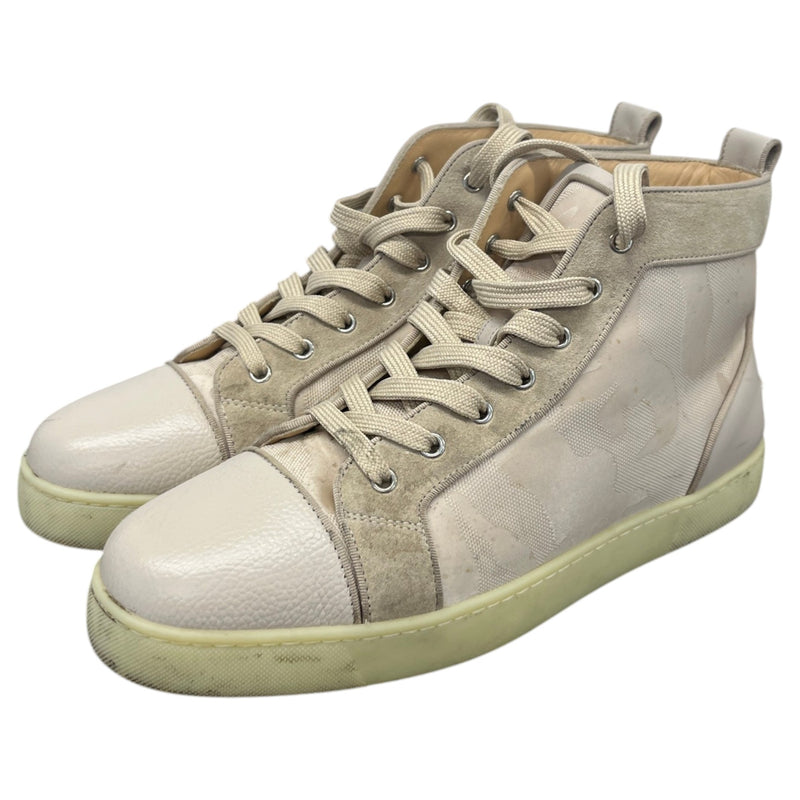 Men's Louis Orlato High Trainers Beige Size UK 11 / EU 45