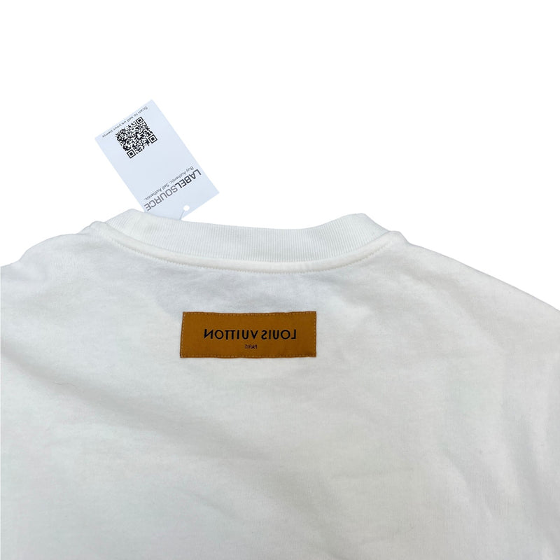 Louis Vuitton Men's Spread LV Embroidery T-Shirt White Size XS