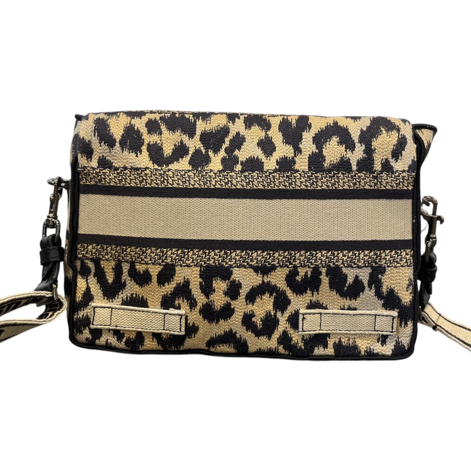 Women's Camp Leopard Embroidery Bag Beige - Photo 3