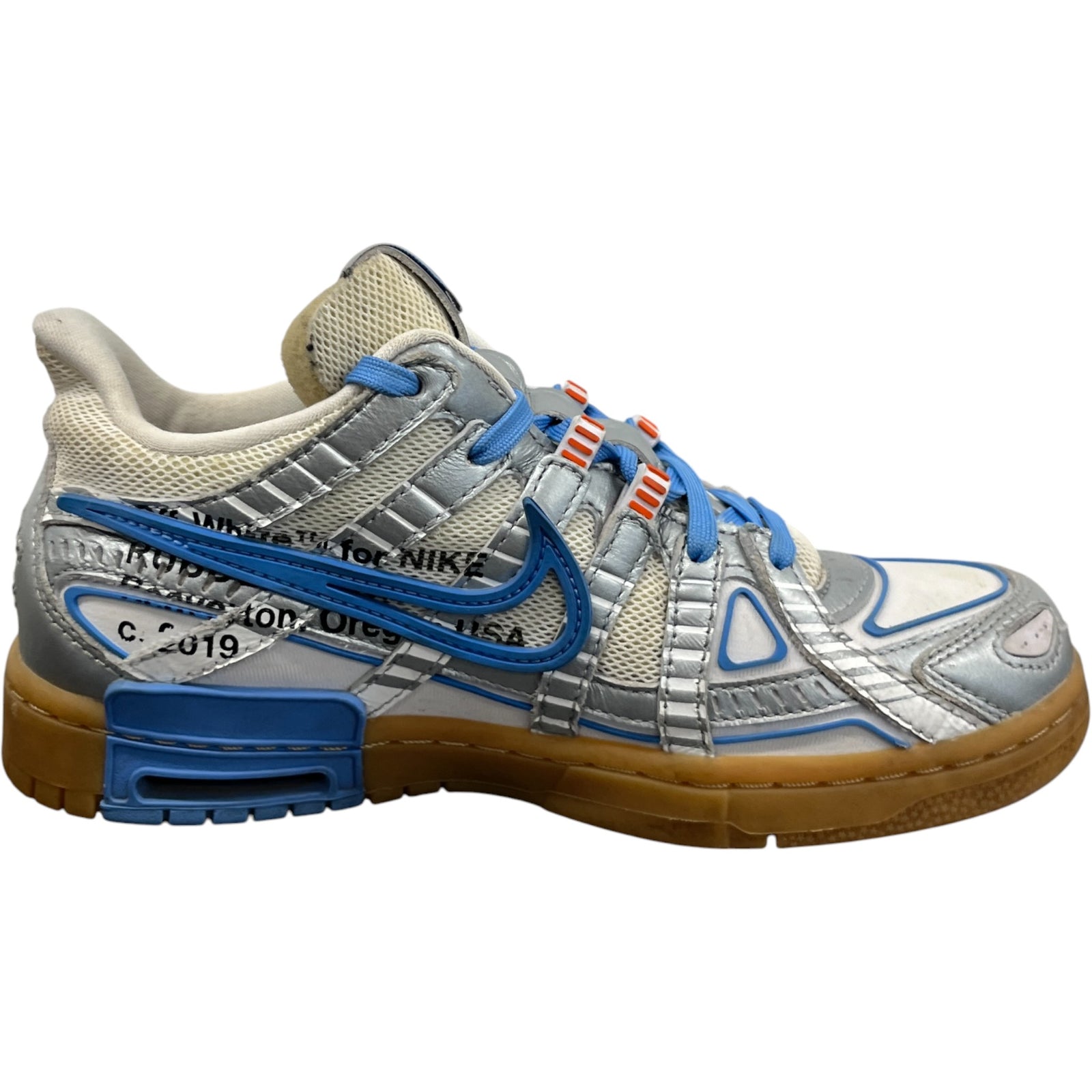 Men's X Nike Air Rubber Dunk Unc Low Trainers Blue Size EU 39 / UK 5 - Photo 4