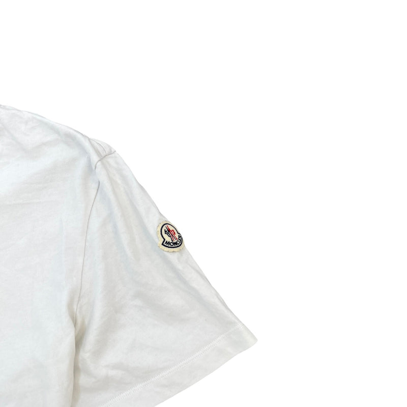 Men's Neck Logo T-Shirt White Size S