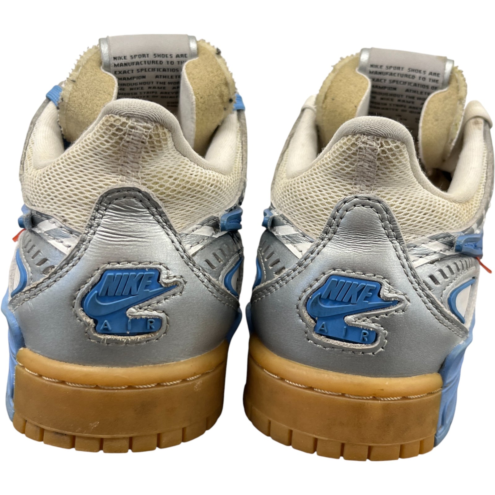 Men's X Nike Air Rubber Dunk Unc Low Trainers Blue Size EU 39 / UK 5 - Photo 7