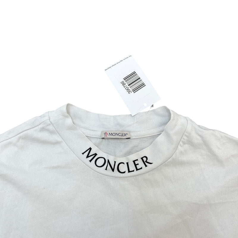 Men's Neck Logo T-Shirt White Size S