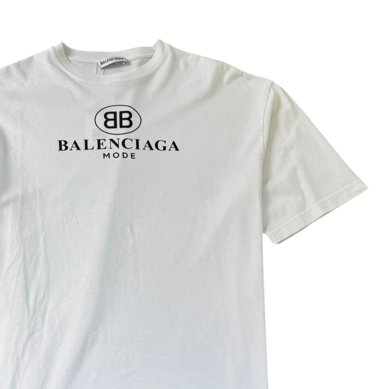 Men's Mode Logo T-Shirt White Size XS