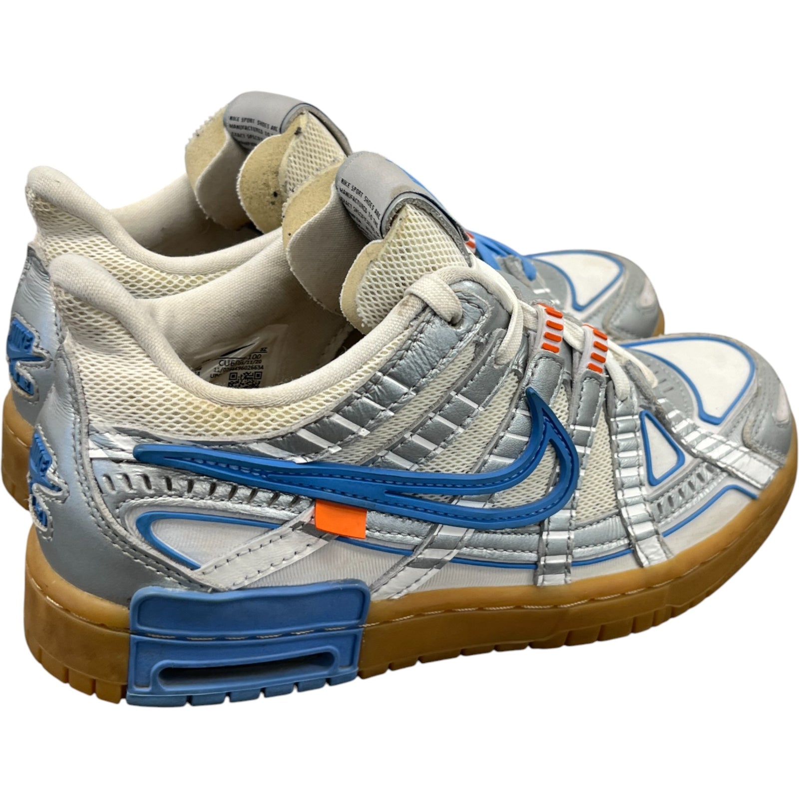 Men's X Nike Air Rubber Dunk Unc Low Trainers Blue Size EU 39 / UK 5 - Photo 8