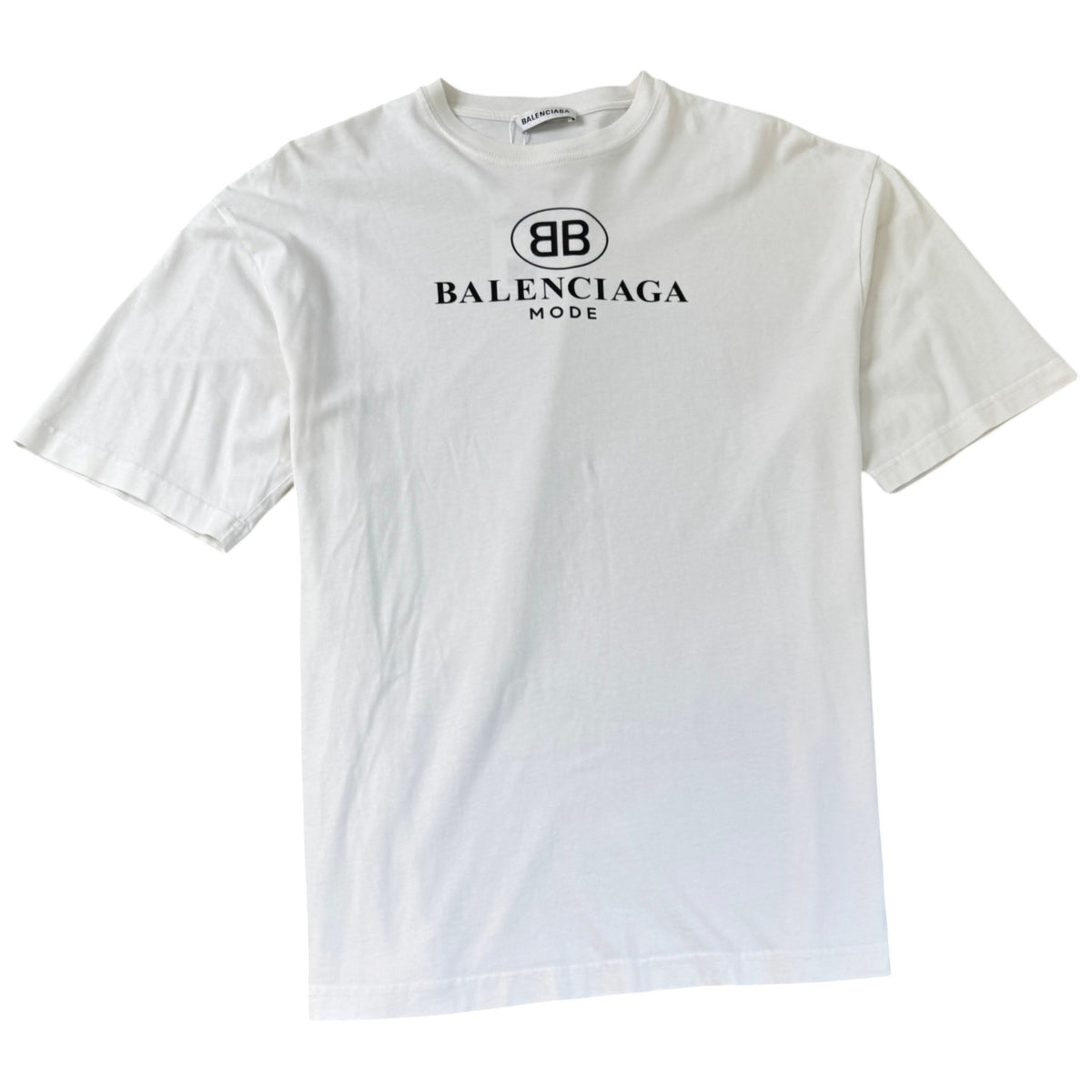 Men's Mode Logo T-Shirt White Size XS - Photo 1