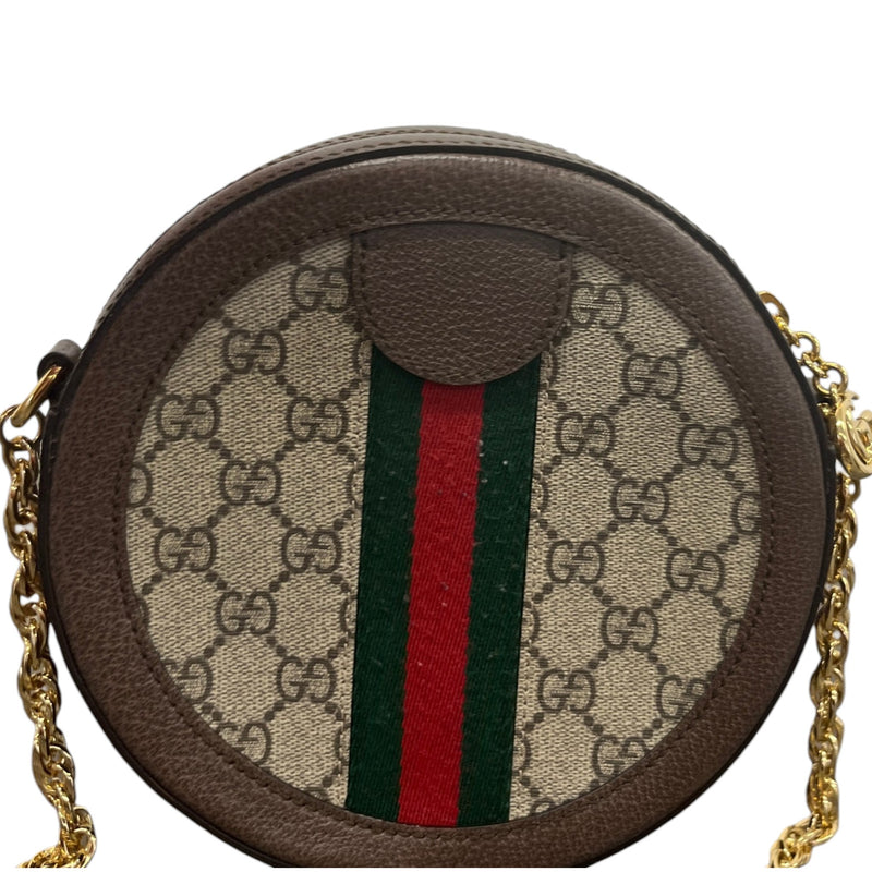 Women's Mini Round Handbag Beige