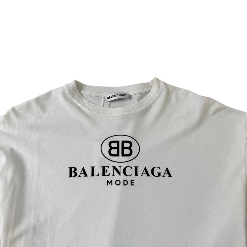 Men's Mode Logo T-Shirt White Size XS