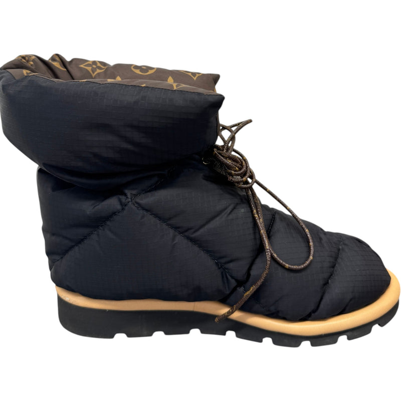 Women's Monogram Pillow Ankle Boots Black Size UK 4 / EU 37