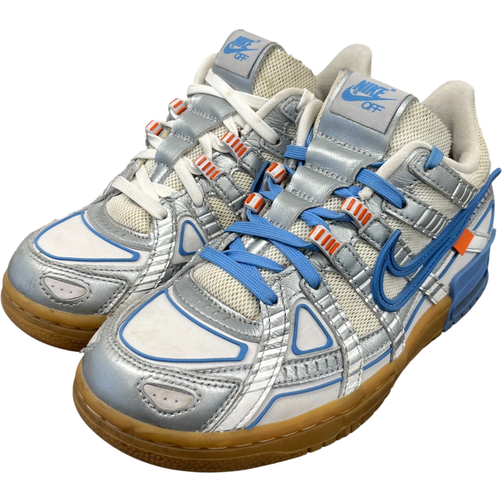 Men's X Nike Air Rubber Dunk Unc Low Trainers Blue Size EU 39 / UK 5 - Photo 9