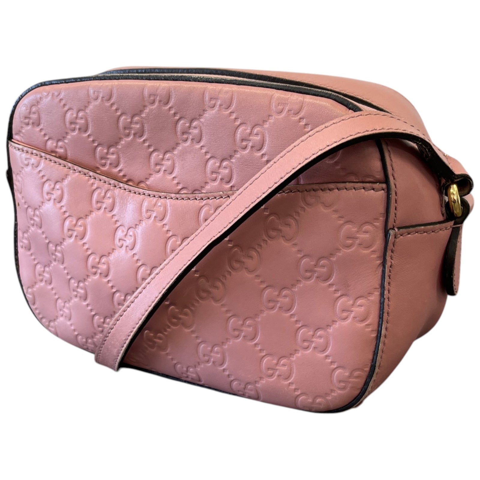 Women's Guccissima Camera Bag Pink - Photo 5