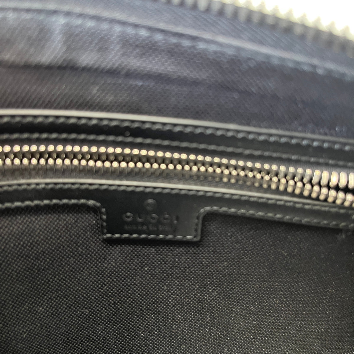 Men's GG Supreme Belt Bag Black - Photo 12