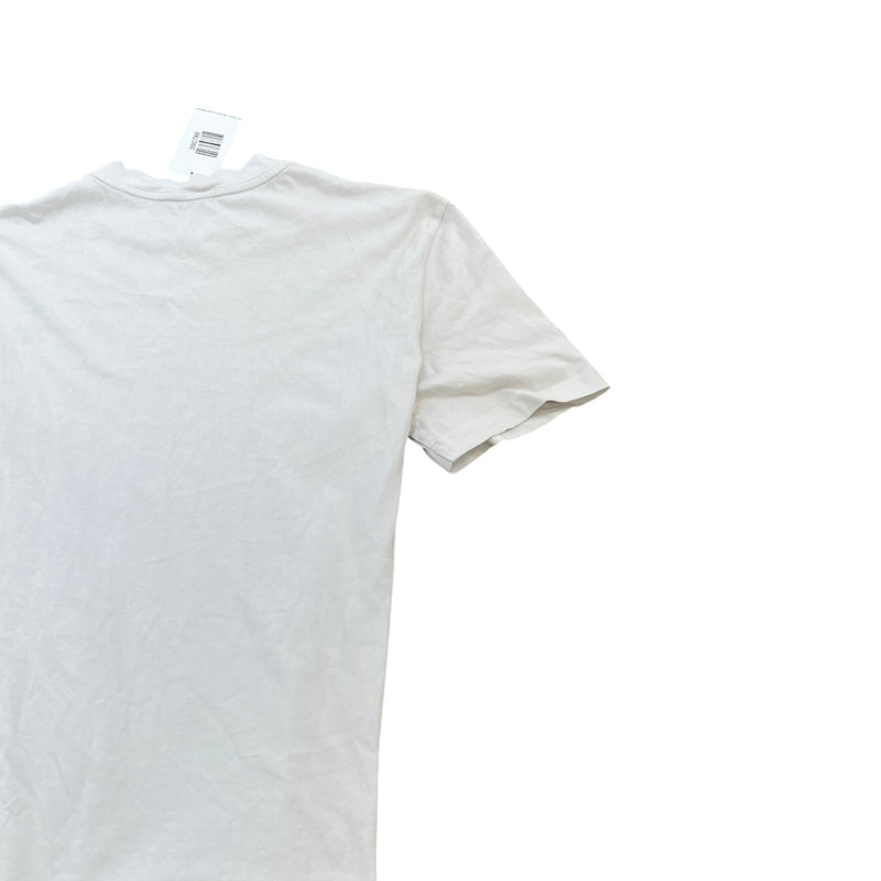 Men's Neck Logo T-Shirt White Size S