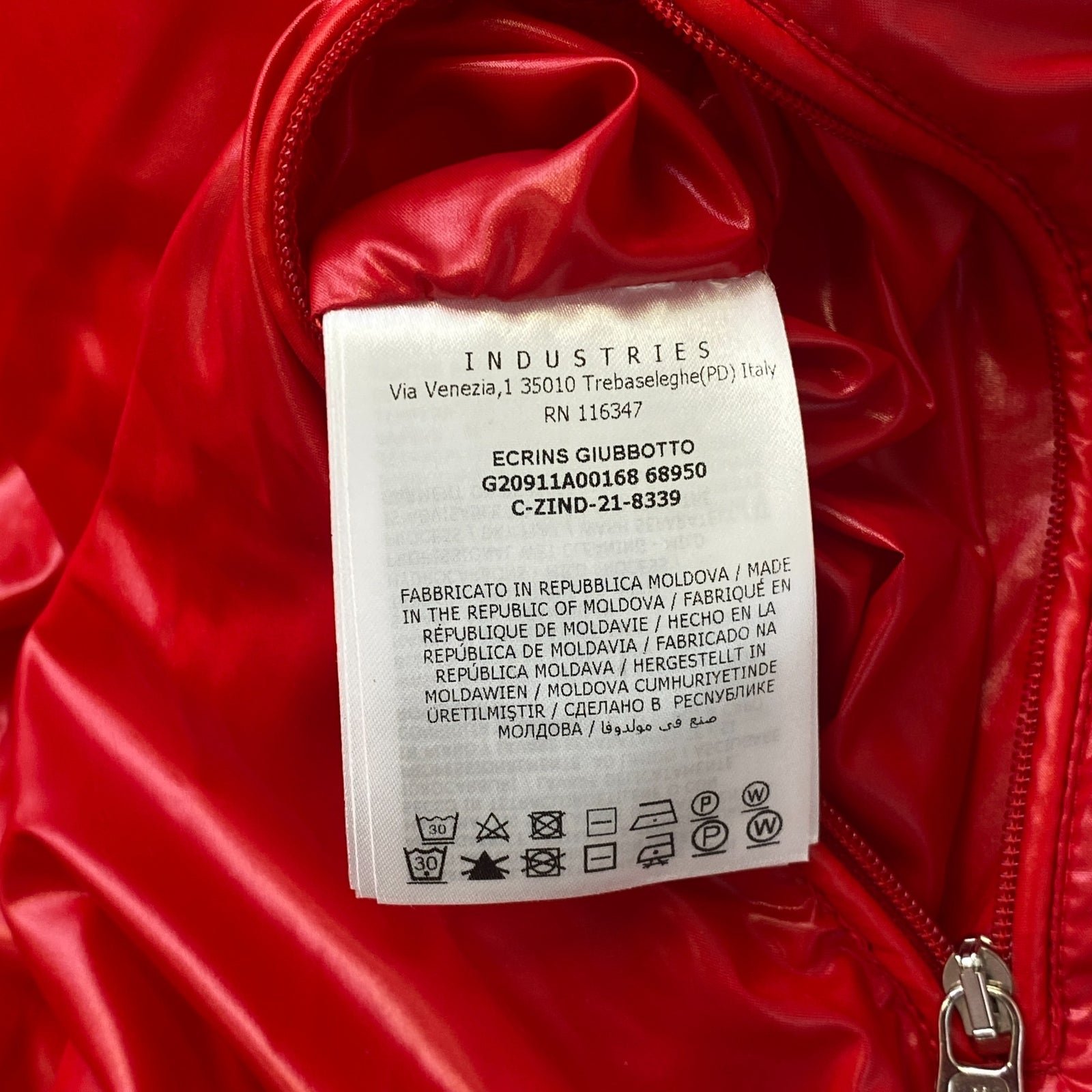 Men's Ecrins Down Jacket Red Size 3 / L - Photo 8