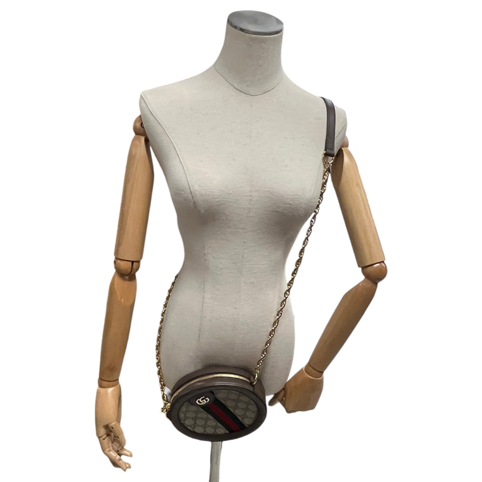 Women's Mini Round Handbag Beige - Photo 2