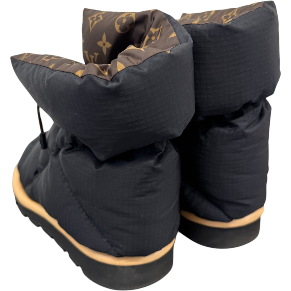 Women's Monogram Pillow Ankle Boots Black Size UK 4 / EU 37 - Photo 8