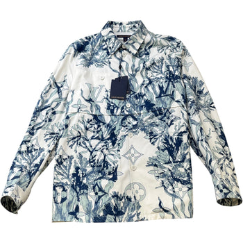 Men's Monogram Aquagarden OverShirt White Size L