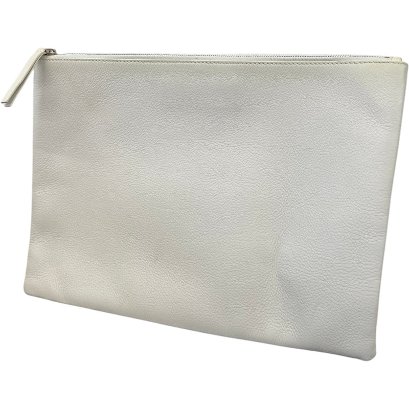 Women's Everyday Logo Print Pouch White