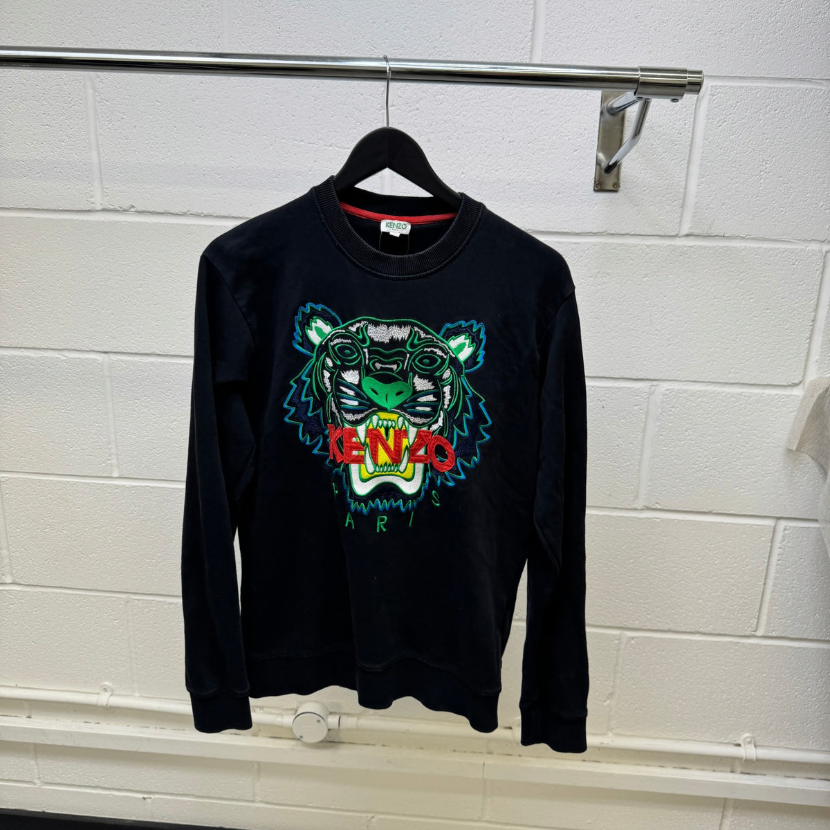 Men's Classic Tiger Sweatshirt Black Size M - Photo 8