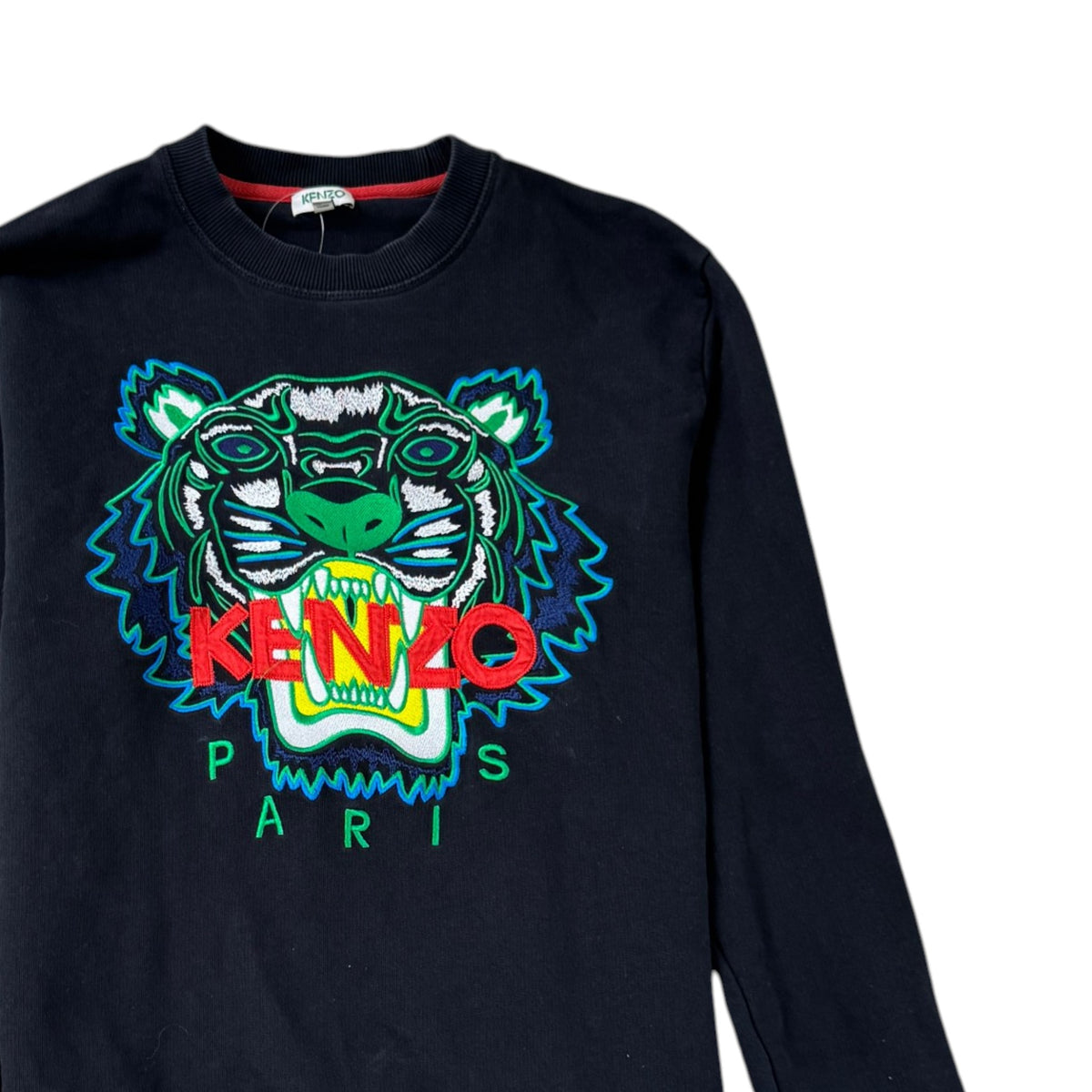 Men's Classic Tiger Sweatshirt Black Size M - Photo 3