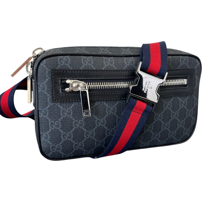 Men's GG Supreme Belt Bag Black