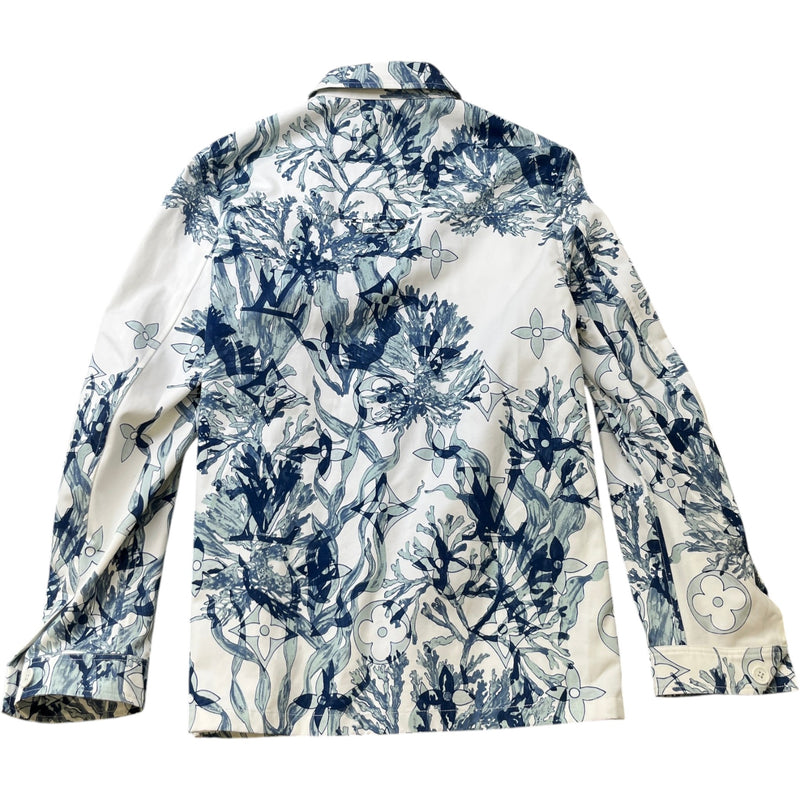 Men's Monogram Aquagarden OverShirt White Size L