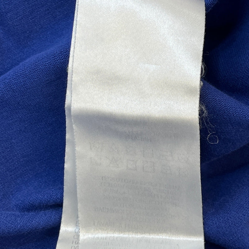Men's Logo Print T-Shirt Blue Size XXXL